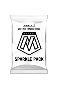 2024 Panini Mosaic White Sparkle Football (6) Pack Break - Pick Your Team