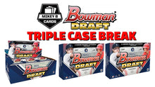 Load image into Gallery viewer, 2025 Bowman Draft Hobby + Delight Baseball (20) Box TRIPLE CASE Break - Pick Your Team