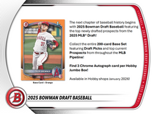 Load image into Gallery viewer, 2025 Bowman Draft Hobby Baseball (4) Box 1/2 Case Break #4 - Pick Your Team