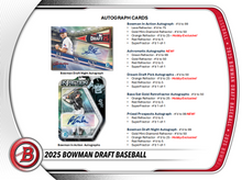 Load image into Gallery viewer, 2025 Bowman Draft Hobby Baseball (4) Box 1/2 Case Break #4 - Pick Your Team