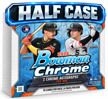 Load image into Gallery viewer, 2026 Bowman Chrome Hobby Baseball (6) Box 1/2 Case Break #1 - Pick Your Team