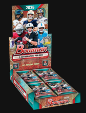 Load image into Gallery viewer, *2026 Bowman First Day Issue Football (6) Box 1/2 Case Break - Pick Your Team