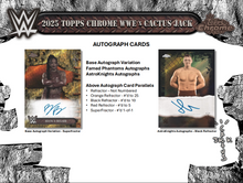 Load image into Gallery viewer, 2025 Topps Chrome Cactus Jack WWE (3) Box Break #2 - Pick Your Wrestler + Random Serial Number