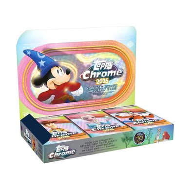 2025 Topps Chrome Disney (1) Box Break #8 (NEW CASE!) - Random First Letter, Character Name