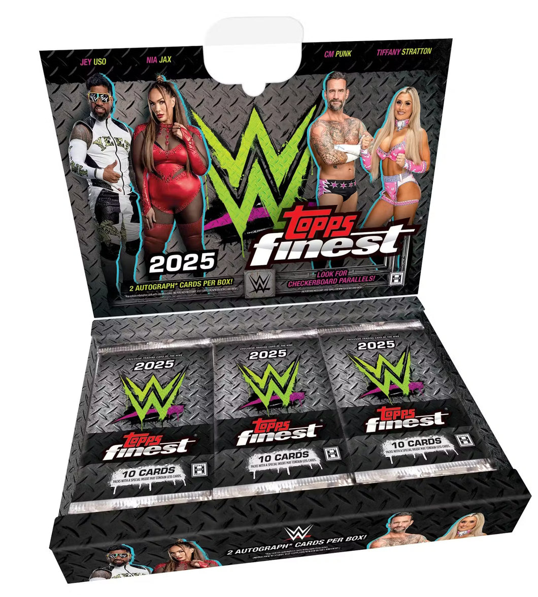 2025 Topps Finest WWE (1) Box Break - Random Serial Number