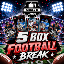 Load image into Gallery viewer, 2025 Topps Cosmic/Chrome/Signature Class Football (5) Box Mixer - Pick Your Team