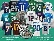 Load image into Gallery viewer, 2026 Gold Rush Autographed Football Jersey Series 5 (1) Box Break #2 - Pick Your Division
