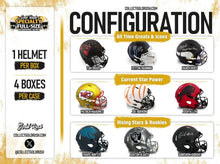 Load image into Gallery viewer, 2026 Gold Rush Autographed Full-Sized Specialty Football Helmet (1) Box Break #1 - Pick Your Division