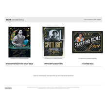 Load image into Gallery viewer, 2025-26 Panini Noir Basketball (1) Box Break - Random Team