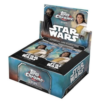 2025 Topps Star Wars Chrome Hobby (2) Box Break #4 (LAST BOXES MOJO!!) - Random Serial Number