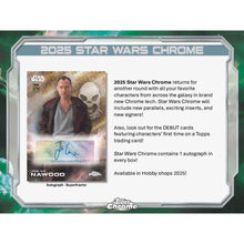 Load image into Gallery viewer, 2025 Topps Star Wars Chrome Hobby (2) Box Break #4 (LAST BOXES MOJO!!) - Random Serial Number