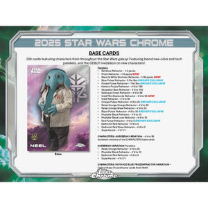 2025 Topps Star Wars Chrome Hobby (2) Box Break #4 (LAST BOXES MOJO!!) - Random Serial Number