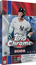 Load image into Gallery viewer, 2026 Topps Chrome Hobby Baseball (3) Box Break #1 - Random Team