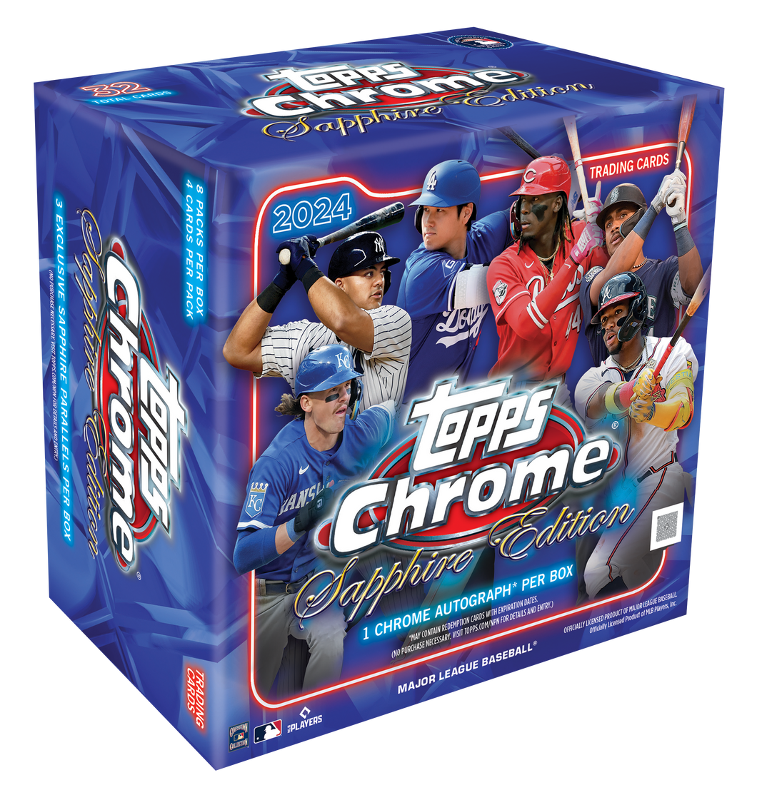 2024 Topps Chrome Sapphire Baseball (5) Box 1/2 Case Break 2 Pick Y