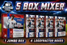 Load image into Gallery viewer, 2026 Topps Chrome Jumbo + Logofractor Baseball (5) Box Mixer #2 - Pick Your Team