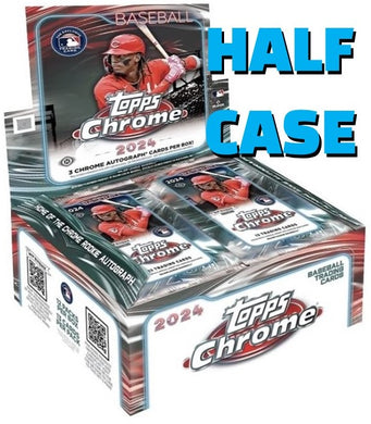 2024 Topps Chrome JUMBO Baseball (4) Box 1/2 Case Break #5 (LAST BOXES!!) - Pick Your Team