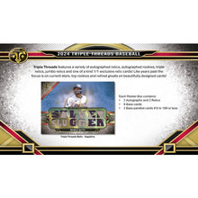 Load image into Gallery viewer, 2024 Topps Triple Threads Baseball (3) Box Break #1 - Pick Your Team