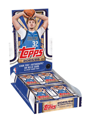 (BREAKS THURSDAY 10/23) 2025-26 Topps Hobby Basketball (4) Box Break #1 - Pick Your Team (DALLAS RANDOMED TO BREAK!)
