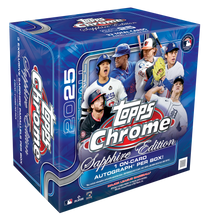 Load image into Gallery viewer, 2025 Topps Chrome Sapphire &amp; Logofractor Baseball (5) Box Mixer - Pick Your Team