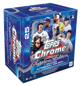 2025 Topps Chrome Sapphire & Logofractor Baseball (5) Box Mixer - Pick Your Team