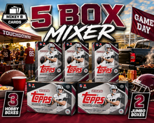 Load image into Gallery viewer, 2026 Topps Hobby + Jumbo Football (5) Box Mixer - Pick Your Team