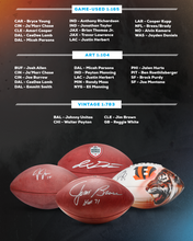 Load image into Gallery viewer, 2025 Fanatics Under Wraps Autographed Footballs (1) Box Break #6 - Random Team