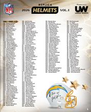 Load image into Gallery viewer, 2026 Fanatics Under Wraps Autographed Replica Full-Sized Football Helmet (2) Box Break - Random Team
