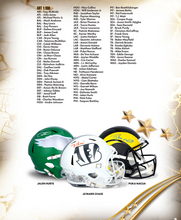 Load image into Gallery viewer, 2026 Fanatics Under Wraps Autographed Replica Full-Sized Football Helmet (1) Box Break #2 - Pick Your Division