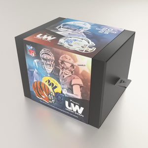 2025 Fanatics Under Wraps Autographed Football Mini-Helmet (3) Box Break - Random Team