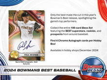 Load image into Gallery viewer, 2024 Bowman&#39;s Best Baseball (2) Box Break #3 - Pick Your Team