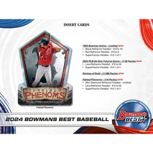 Load image into Gallery viewer, 2024 Bowman&#39;s Best Baseball (2) Box Break #3 - Pick Your Team