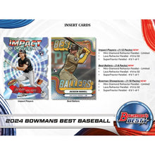 Load image into Gallery viewer, 2024 Bowman&#39;s Best Baseball (2) Box Break #3 - Pick Your Team