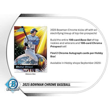 Load image into Gallery viewer, 2025 Bowman Chrome Hobby (6) Box 1/2 Case Break #5 - Pick Your Team