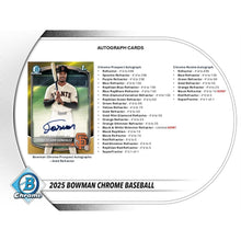 Load image into Gallery viewer, 2025 Bowman Chrome Hobby (6) Box 1/2 Case Break #5 - Pick Your Team