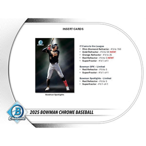2025 Bowman Chrome Hobby (6) Box 1/2 Case Break #5 - Pick Your Team