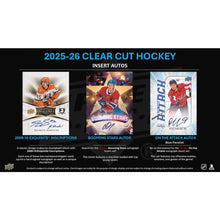 Load image into Gallery viewer, (BREAKS FRIDAY 8/28) 2025-26 Upper Deck Clear Cut Hockey (30) Box Master Case Break - Pick Your Team