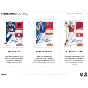 2018 Panini Contenders Hobby Football (2) Box Break - Random Team