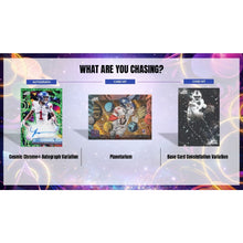 Load image into Gallery viewer, (BREAKS FRIDAY 6/19) 2025 Topps Cosmic Chrome Football (4) Box 1/2 Case Break #2 - Pick Your Team