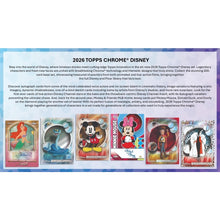 Load image into Gallery viewer, 2026 Topps Chrome Disney Hobby (1) Box Break #4 - Random First Letter, First Name
