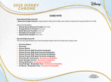 Load image into Gallery viewer, 2025 Topps Chrome Disney (1) Box Break #8 (NEW CASE!) - Random First Letter, Character Name