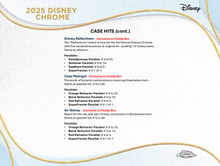 Load image into Gallery viewer, 2025 Topps Chrome Disney (1) Box Break #8 (NEW CASE!) - Random First Letter, Character Name