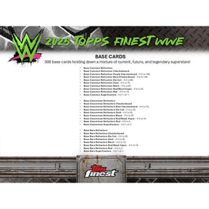 2025 Topps Finest WWE Wrestling (2) Box - Pick Your Wrestler + Random Serial Number