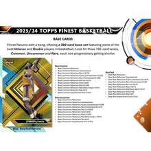 Load image into Gallery viewer, (BREAKS FRIDAY 1/17) 2023-24 Topps Finest DELIGHT Basketball (5) Box 1/2 Case Break #2 - Pick Your Team