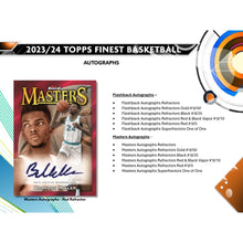 Load image into Gallery viewer, (BREAKS FRIDAY 1/17) 2023-24 Topps Finest DELIGHT Basketball (5) Box 1/2 Case Break #2 - Pick Your Team