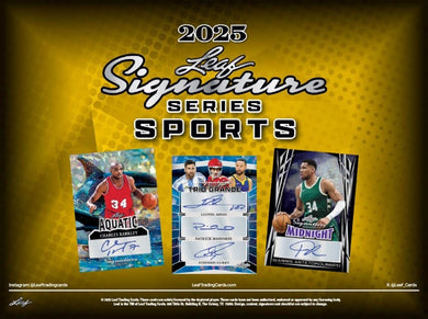 2025 Leaf Signature Series Multisport (2) Box Break #1 - Random First Letter, First Name