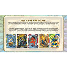 Load image into Gallery viewer, 2026 Topps Marvel Mint (5) Box 1/2 Case Break #1 - Pick Your Letter