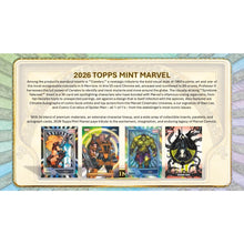 Load image into Gallery viewer, 2026 Topps Marvel Mint (5) Box 1/2 Case Break #1 - Pick Your Letter
