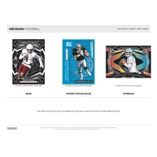 Load image into Gallery viewer, 2026 Panini Obsidian FOTL + Hobby Football (4) Box Mixer - Pick Your Team/Letter