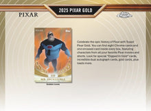 Load image into Gallery viewer, (BREAKS FRIDAY 1/16) 2025 Topps Pixar Gold (12) Box DUAL CASE Break (WITH HUGE GIVEAWAY!!!) - Pick Your Character/Movie