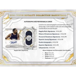 2023-24 Topps Royalty & 24-25 Panini Mosaic International Basketball (2) Box Mixer - Random Team